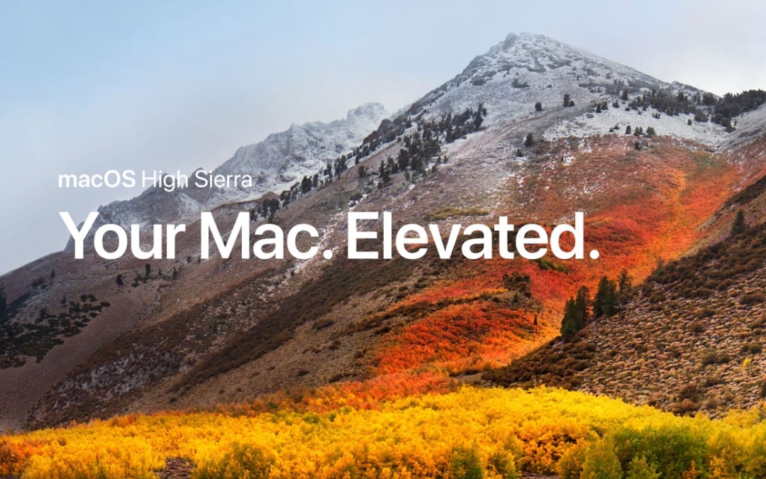 how to update macbook air 2011 to high sierra